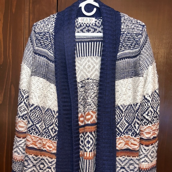 Women’s knit patterned cardigan sweater - Picture 1 of 3